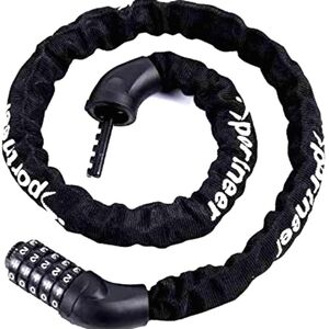 BICYCLE COMBINATION FIVE DIGIT CODE CHAIN LOCK NWT